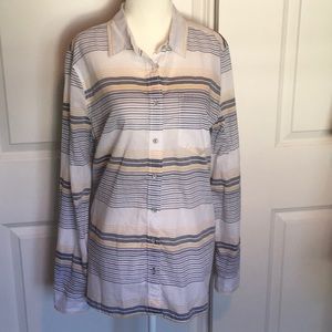 A.N.A Striped Shirt Large